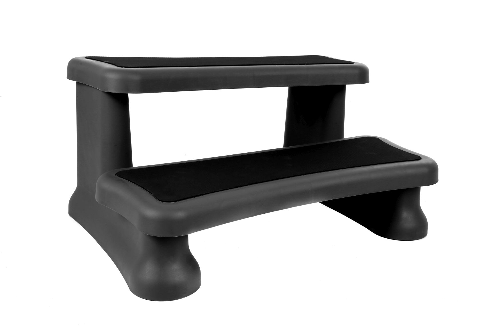 Brown Spa Steps – 84cm (Deluxe with Rubber Tread)